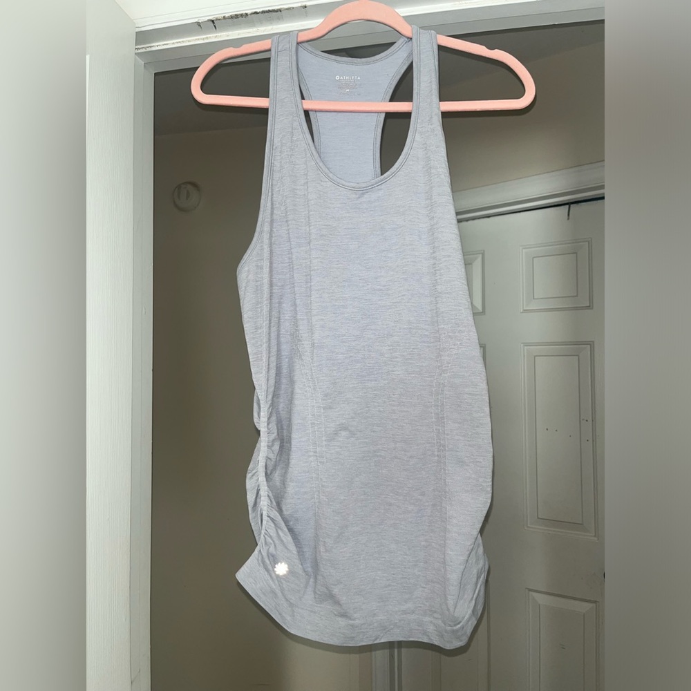 EUC Athleta Women’s Speedlight Seamless Tank - Gray - Medium